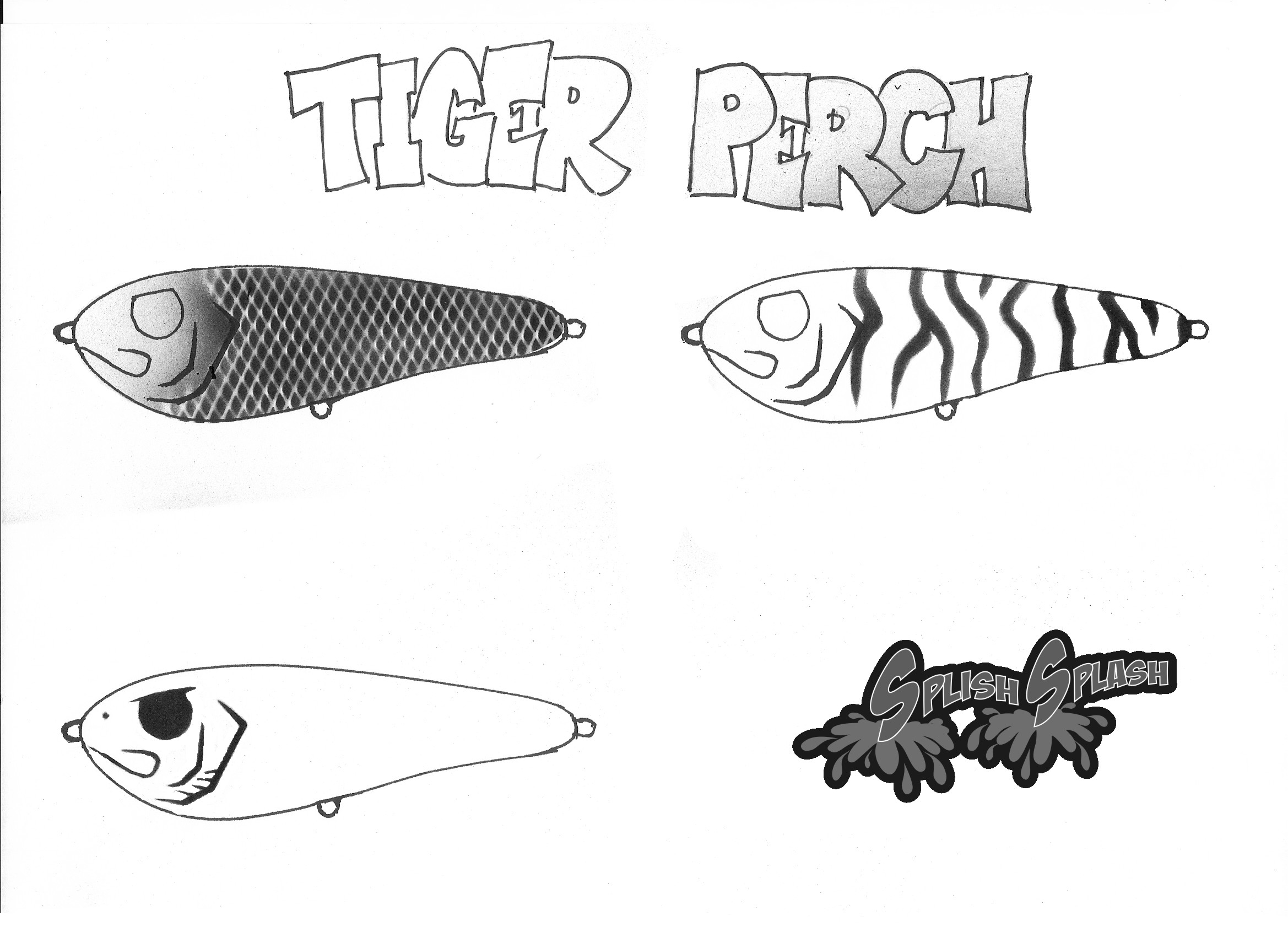 TigerPerch - Simple and catchy Airbrush pattern - YouTube